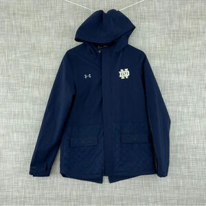 Under Armour coldgear jacket women's Size medium embroidered notre dame 0038